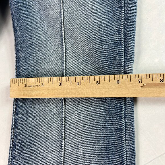 Revice Jean Women 24x32* Venus Flare Star High Rise Blue Front Seam Denim Tag 27 - Picture 13 of 16